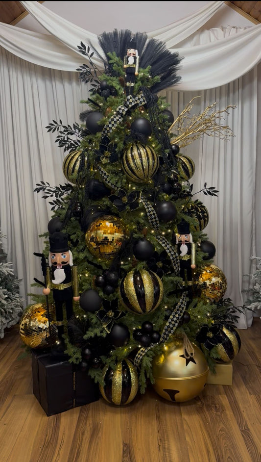 Brad 240cm Negru-Auriu VÂNZARE