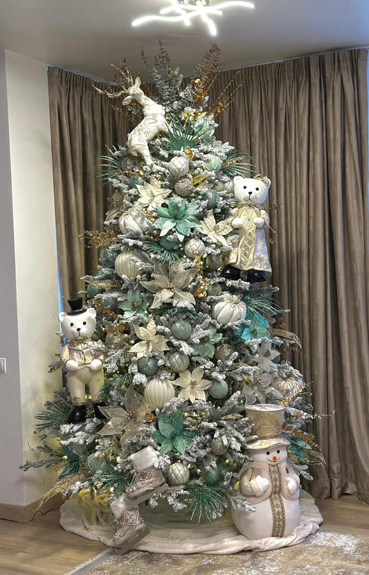 Brad 240cm auriu și menta -  VÂNZARE