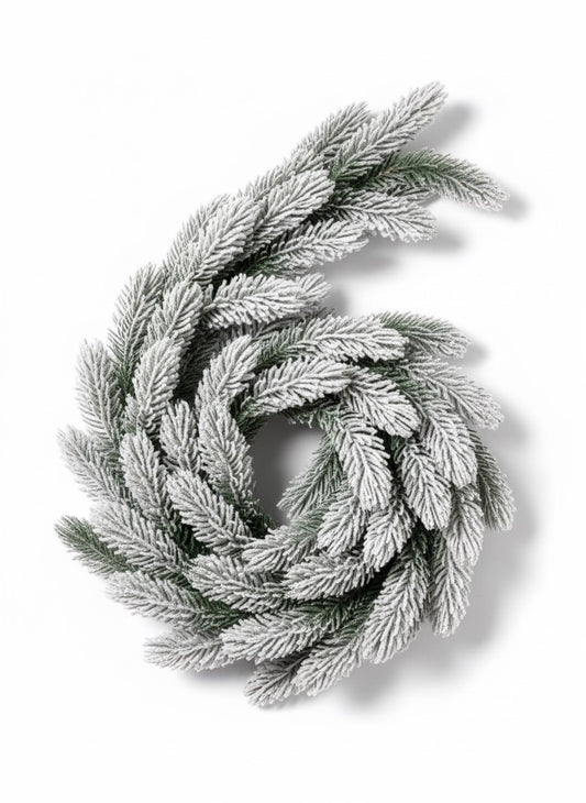 Ghirlandă decorativă ninsă