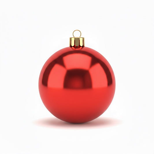 Glob Roșu Lucios 20cm
